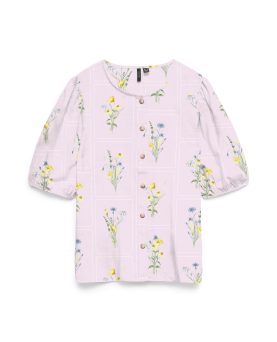 VMJAMIE ELSE 2/4 TOP- Pink-A-Boo