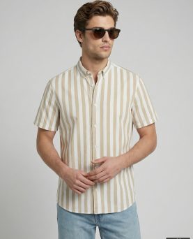 JREBALFRED STRIPE SS SHIRT-Crockery