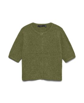 VMDOFFY 2/4 O-NECK BUTTON CARDIGAN - Sphagnum